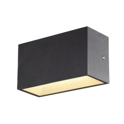 Applique extérieure up/down SITRA M gris LED 14W CCT IP65 bord mer - SLV - 1005151