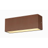 Applique extérieue up/down SITRA L rouille LED 24W CCT IP65 bord de mer - SLV - 1005157