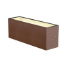 Applique extérieue up/down SITRA L rouille LED 24W CCT IP65 bord de mer - SLV - 1005157