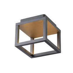 Plafonnier extérieur QUADRULO gris LED 75W 3000K IP55 - SLV - 1005202