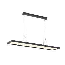 Suspension intérieure WORKLIGHT noir LED 57W 4000K UGR19 variable Dali - SLV - 1005395
