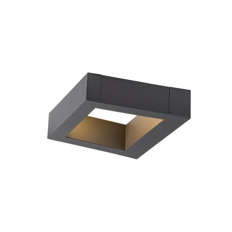Applique ext BOOKAT gris LED 15W 3000/4000K IP65 interrupteur CCT - SLV - 1005443