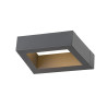 Applique ext BOOKAT gris LED 15W 3000/4000K IP65 interrupteur CCT - SLV - 1005443