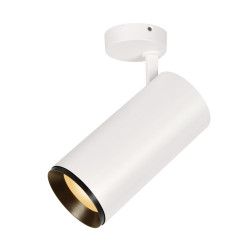 Plafonnier LED NUMINOS® XL intérieur blanc/noir LED 36W 60° - SLV - 1005746