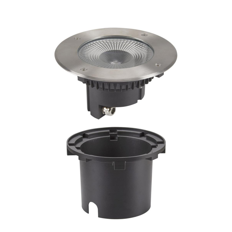 Encastré de sol extérieur ROCCI 200 rond inox LED 16W 3000K IP65/IP67 - SLV - 1006104