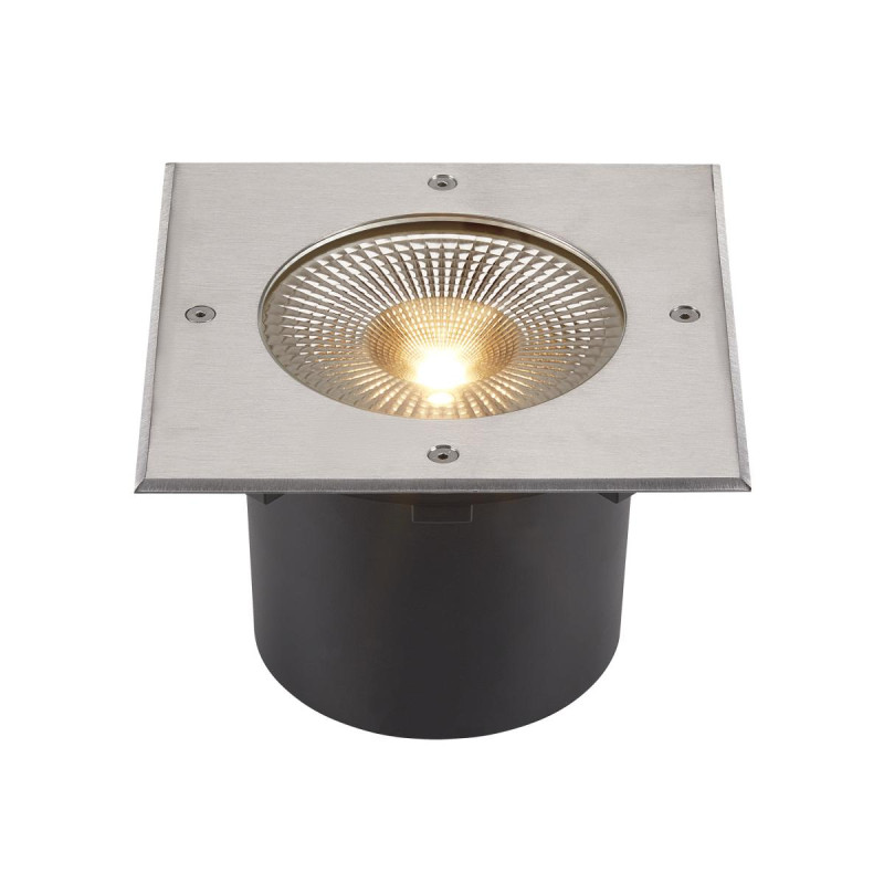 Encastré de sol extérieur ROCCI 200 carré inox LED 16W 3000K IP65/IP67 - SLV - 1006105