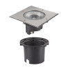 Encastré de sol extérieur ROCCI 200 carré inox LED 16W 3000K IP65/IP67 - SLV - 1006105