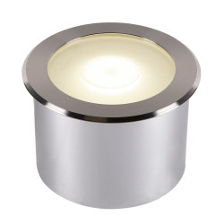 Encastré de sol ext DASAR FLAT 120 inox LED 7W 3000K IP65/IP67 inox 304 - SLV - 1006106