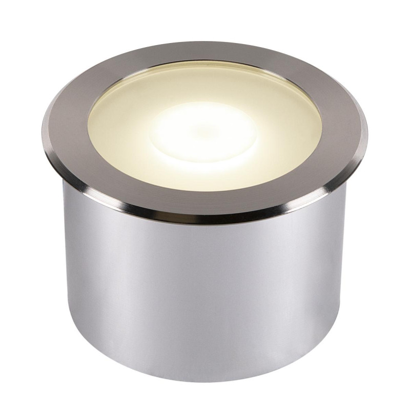 Encastré de sol ext DASAR FLAT 120 inox LED 7W 3000K IP65/IP67 inox 304 - SLV - 1006106