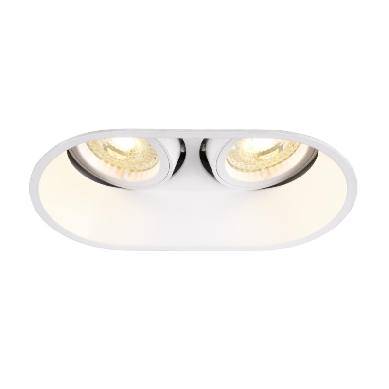 Spot encastré intérieur HORN double blanc GU10/QPAR51 25W max - SLV - 1006122