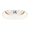 Spot encastré intérieur HORN double blanc GU10/QPAR51 25W max - SLV - 1006122