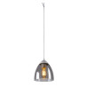 Suspension intérieure PARA CONE GL verre fumé blanc GU10 25W max - SLV - 1006160