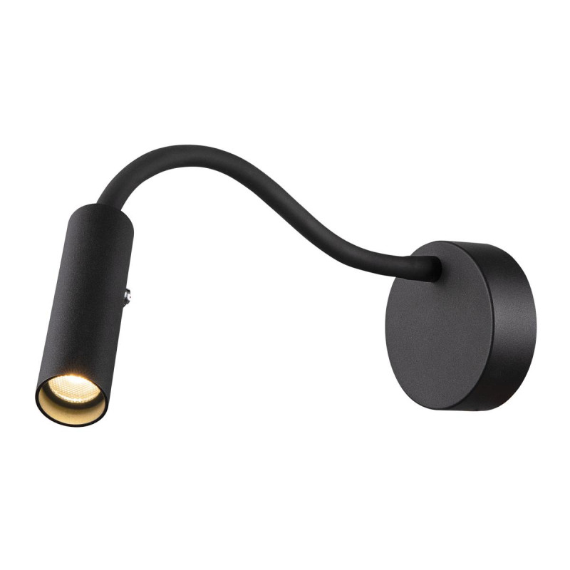 Applique liseuse KARPO GOOSE noir LED 6W 3000K avec bouton variable - SLV - 1006162