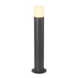Borne extérieure ronde GRAFIT 60 gris E27 11W max IP44 - SLV - 1006181