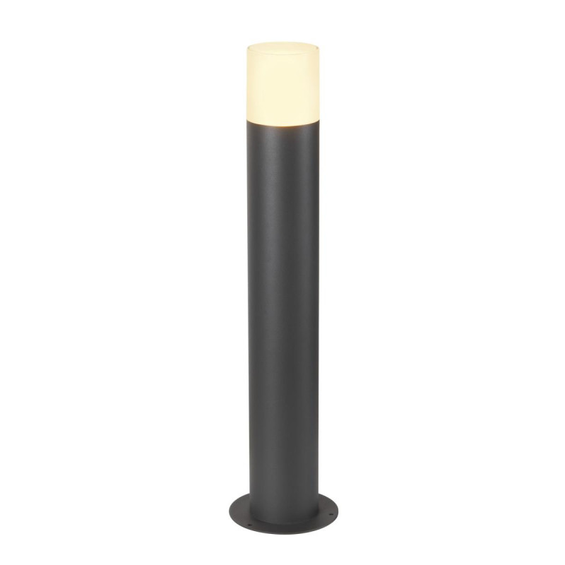 Borne extérieure ronde GRAFIT 60 gris E27 11W max IP44 - SLV - 1006181