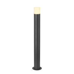Borne extérieure ronde GRAFIT 90 gris E27 11W max IP44 - SLV - 1006182