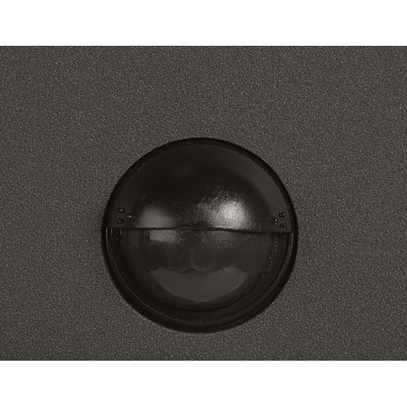 Applique extérieure carrée GRAFIT gris E27 11W max IP44 détecteur - SLV - 1006183