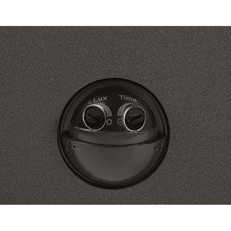 Applique extérieure carrée GRAFIT gris E27 11W max IP44 détecteur - SLV - 1006183