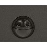 Applique extérieure carrée GRAFIT gris E27 11W max IP44 détecteur - SLV - 1006183