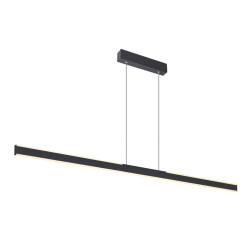 Suspension LED ONE LINEAR 140 intérieur up/down noir LED 35W - SLV - 1006188