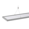 Suspension WORKLIGHT intérieur argent LED 57W 240V 4000K IP 20 UGR19 - SLV - 1006345