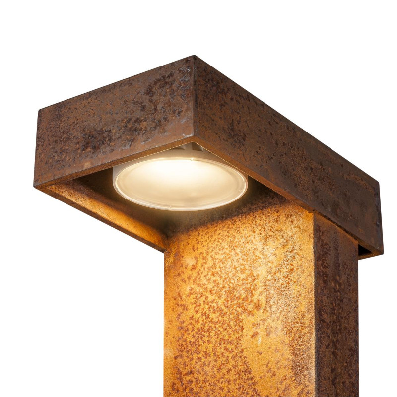 Borne extérieure RUSTY® PATHLIGHT 70 rouille LED 88W 3000K IP 55 bord mer - SLV - 1006347