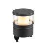 Tête de lampe borne M-POL extérieur gris LED 11W 2700/3000K IP 65 - SLV - 1006383