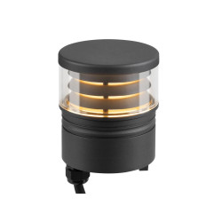 Tête de lampe borne M-POL extérieur gris LED 11W 2700/3000K IP 65 - SLV - 1006385