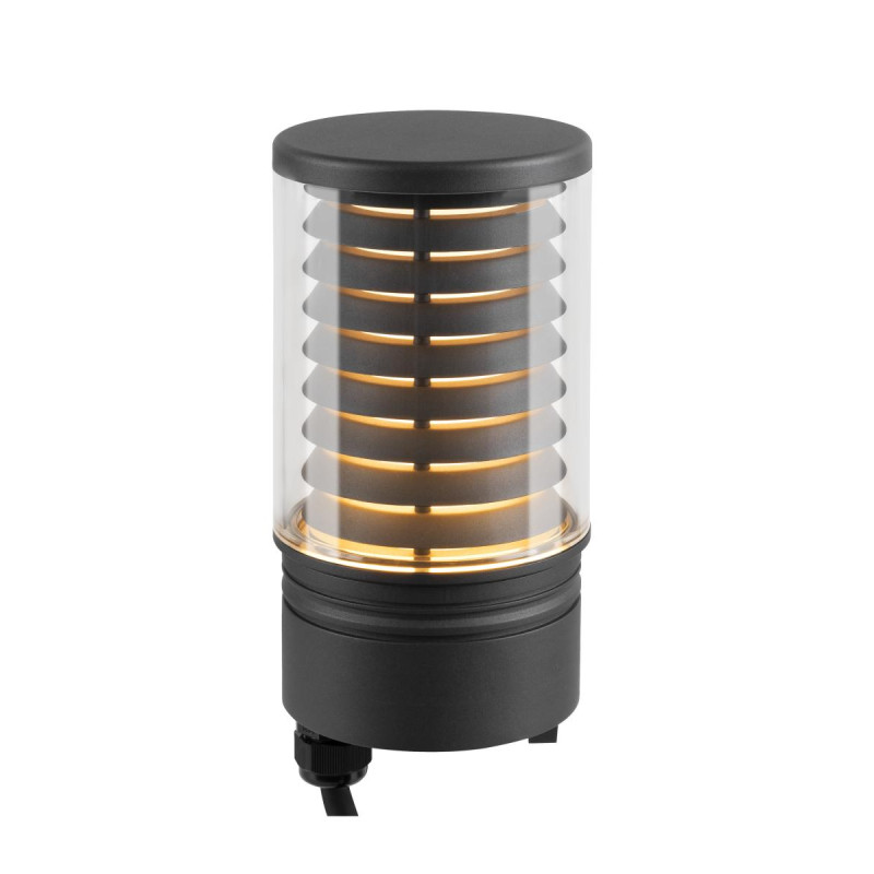 Tête de lampe borne M-POL extérieur gris LED 11W 2700/3000K IP 65 - SLV - 1006386