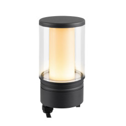 Tête de lampe borne M-POL extérieur gris LED 19W 2700/3000K IP 65 - SLV - 1006390