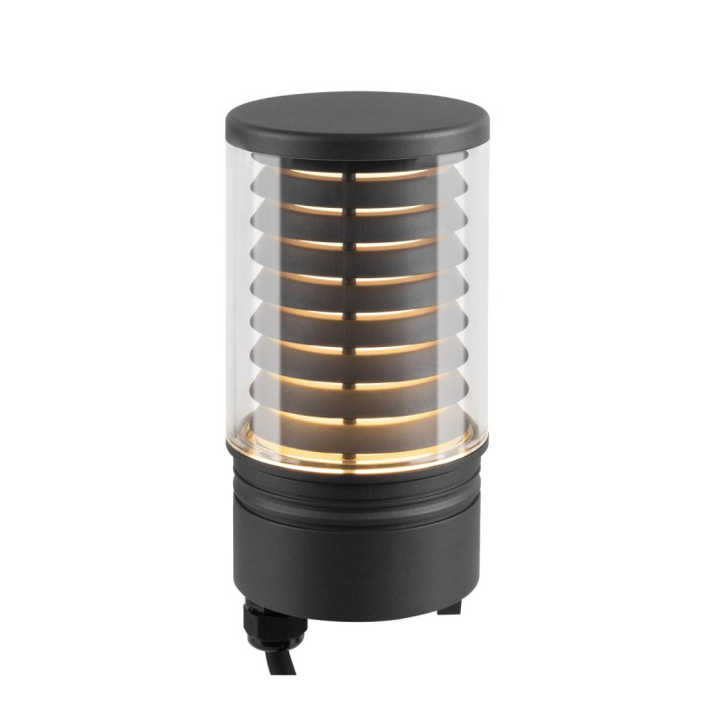 Tête de lampe borne M-POL extérieur gris LED 19W 2700/3000K IP 65 - SLV - 1006392