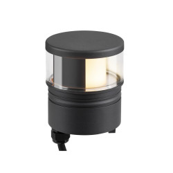 Tête de lampe borne M-POL extérieur gris LED 19W 2700/3000K IP 65 - SLV - 1006393