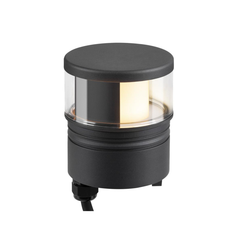 Tête de lampe borne M-POL extérieur gris LED 19W 2700/3000K IP 65 - SLV - 1006393