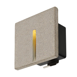 Applique encastrée CONCRETO L gris 32W 15&nbsp;lm 3000&nbsp;K - SLV - 1006407