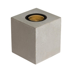 Luminaire mobile CONCRETO extérieur carré gris GU10 10W max 240V IP 65 - SLV - 1006409