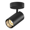 Applique et plafonnier ASTO TUBE cylindrique GU10 1x max. 10W noir - SLV - 1006423