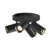 Plafonnier ASTO TUBE cylindrique GU10 4x max. 10W noir - SLV - 1006429