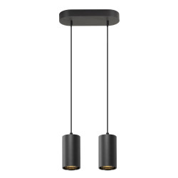 Suspension ASTO TUBE GU10 longueur de suspension 250&nbsp;cm 2x max. 10W noir - SLV - 1006433