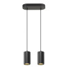 Suspension ASTO TUBE GU10 longueur de suspension 250&nbsp;cm 2x max. 10W noir - SLV - 1006433