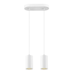Suspension ASTO TUBE GU10 longueur de suspension 250&nbsp;cm 2x max. 10W blanc - SLV - 1006434