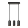 Suspension ASTO TUBE GU10 longueur de suspension 250&nbsp;cm 3x max. 10W noir - SLV - 1006435