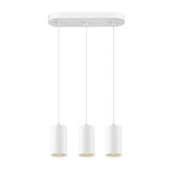 Suspension ASTO TUBE GU10 longueur de suspension 250&nbsp;cm 3x max. 10W blanc - SLV - 1006436
