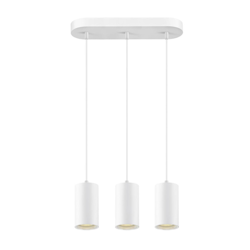 Suspension ASTO TUBE GU10 longueur de suspension 250&nbsp;cm 3x max. 10W blanc - SLV - 1006436