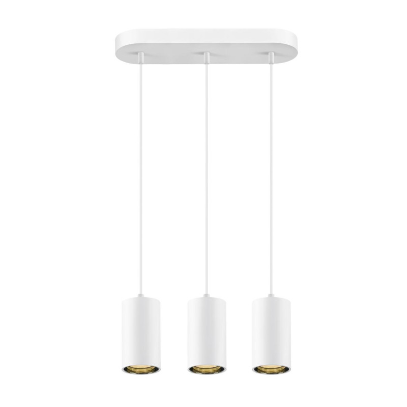 Suspension ASTO TUBE GU10 longueur de suspension 250&nbsp;cm 3x max. 10W blanc - SLV - 1006436