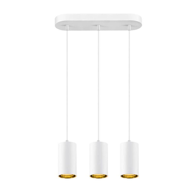 Suspension ASTO TUBE GU10 longueur de suspension 250&nbsp;cm 3x max. 10W blanc - SLV - 1006436