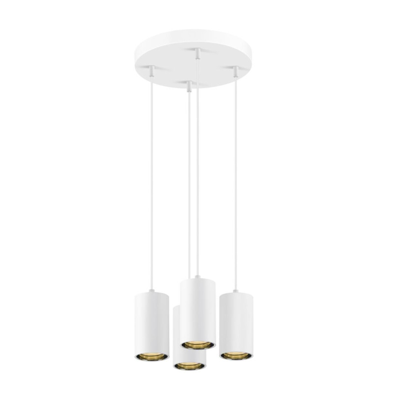 Suspension ASTO TUBE GU10 longueur de suspension 250&nbsp;cm 4x max. 10W blanc - SLV - 1006438