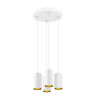 Suspension ASTO TUBE GU10 longueur de suspension 250&nbsp;cm 4x max. 10W blanc - SLV - 1006438
