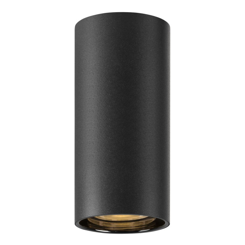 Plafonnier ASTO TUBE cylindrique GU10 1x max. 10W noir - SLV - 1006439