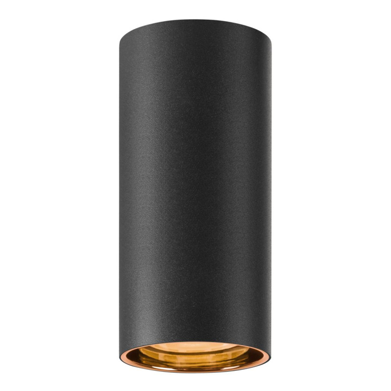 Plafonnier ASTO TUBE cylindrique GU10 1x max. 10W noir - SLV - 1006439