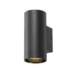 Applique murale ASTO TUBE cylindrique GU10 1x max. 10W noir - SLV - 1006441